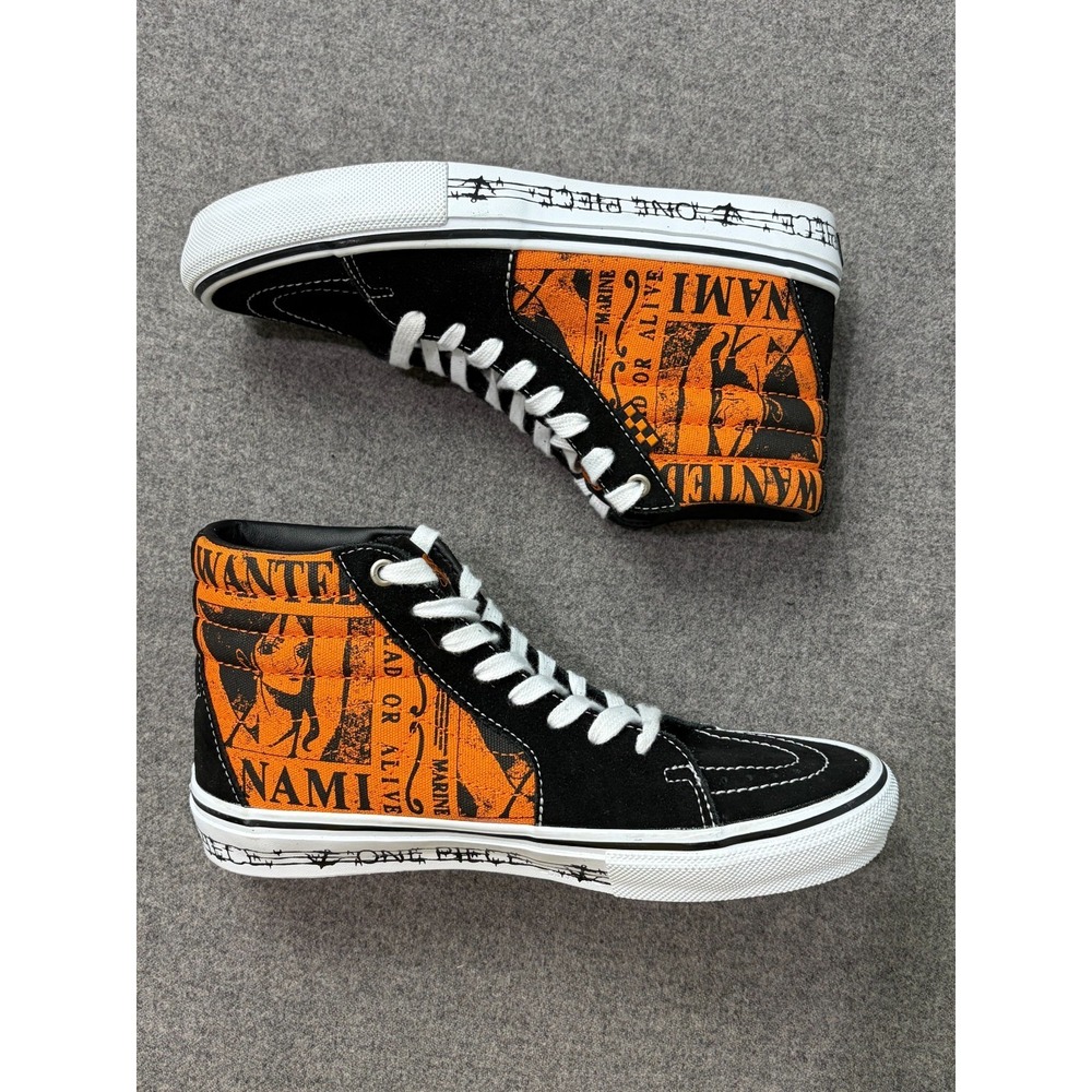 Vans Skate Sk8-Hi‎ One Piece Nami Sneakers Mens US 7.5 Multi Popcush VN0A5FCCORA